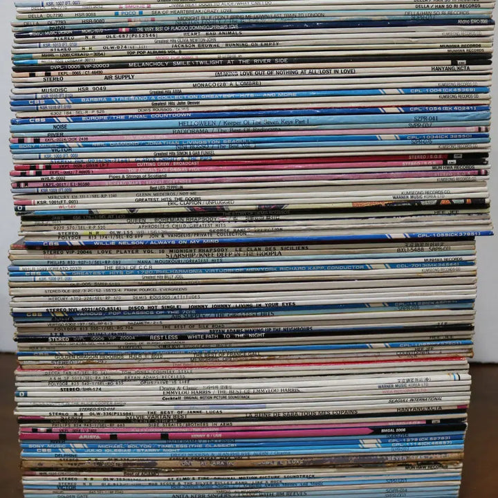 [BUNJANG] 97 Vinyl Records Bundle - Various Conditions / 팝lp 97매 일괄처분합니다. / 백화현상 있는 음반들