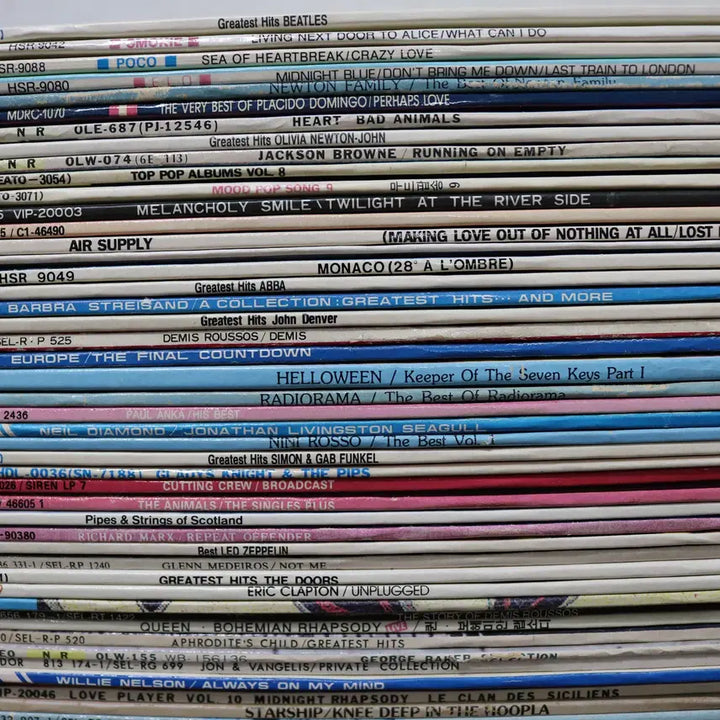 [BUNJANG] 97 Vinyl Records Bundle - Various Conditions / 팝lp 97매 일괄처분합니다. / 백화현상 있는 음반들
