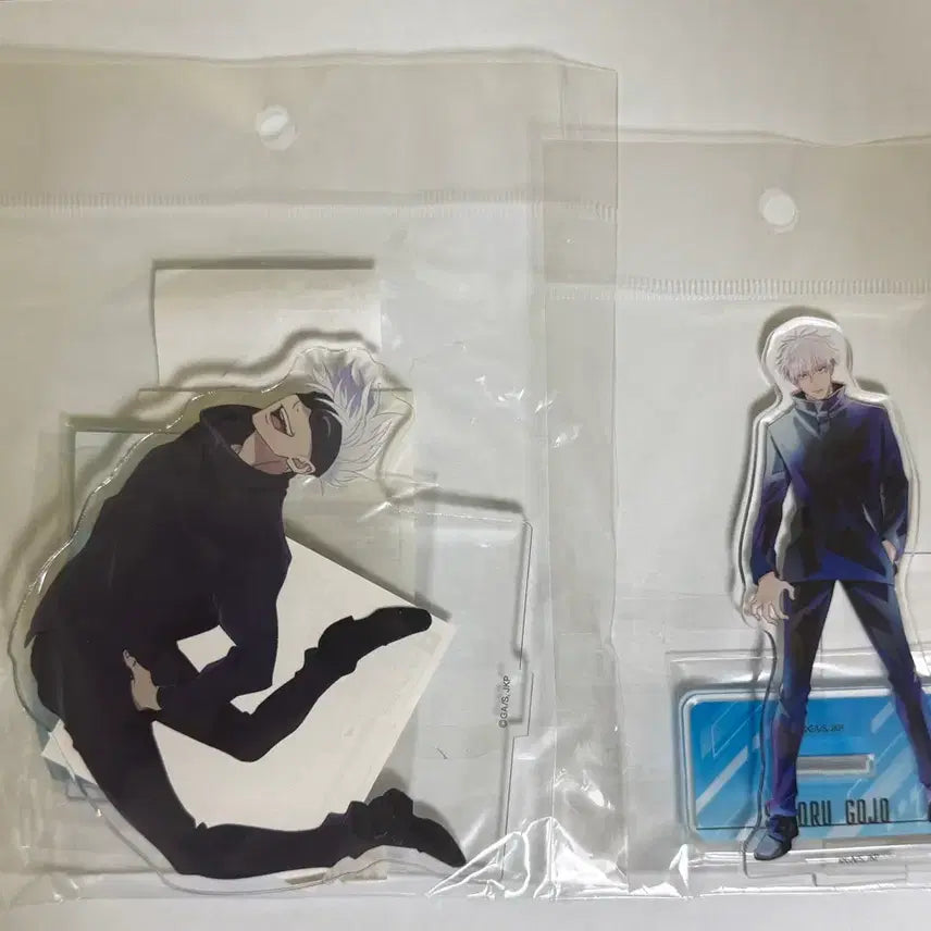 [BUNJANG] Jujutsu Kaisen Satoru Gojo Acrylic Set (2 pieces) - Sealed / [미개봉]주술회전 고죠 사토루 아크릴 일괄(2개)