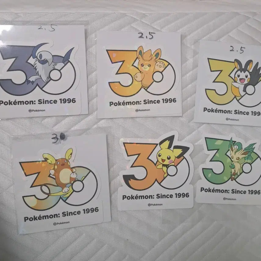 [BUNJANG] 30th Anniversary Pokemon Sticker Bundle / 30주년 포켓몬 스티커 묶음 판매/교환 합니다.
