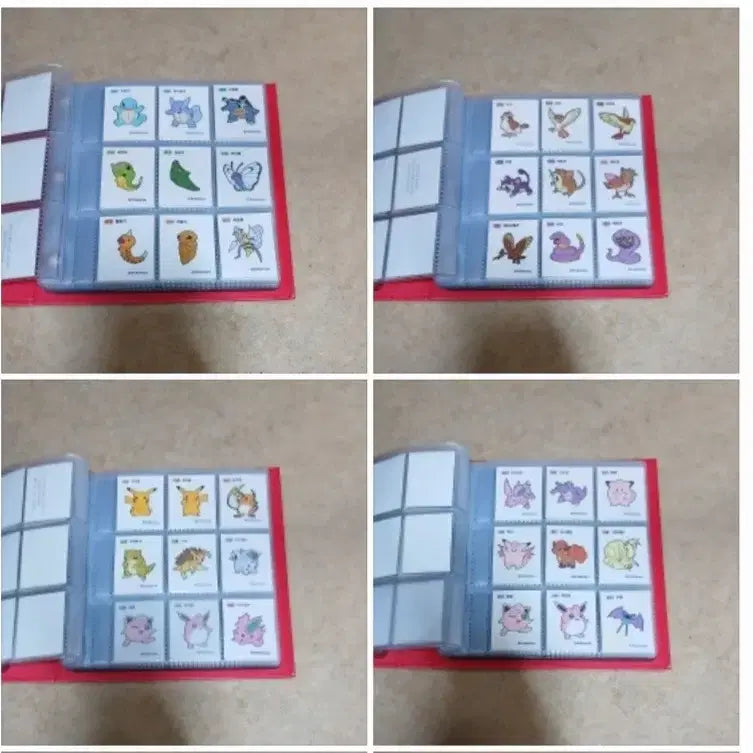 [BUNJANG] Pokemon 1st Gen 3-Digit Stickers (158 Types) with 4-Digit Stickers (Golbat, Scyther) and Mewtwo, Includes Official Samlip Sticker Book / 포켓몬 띠부씰 1세대 3자리씰 158종 뮤츠 뮤 삼립 씰북 포함 4자리씰