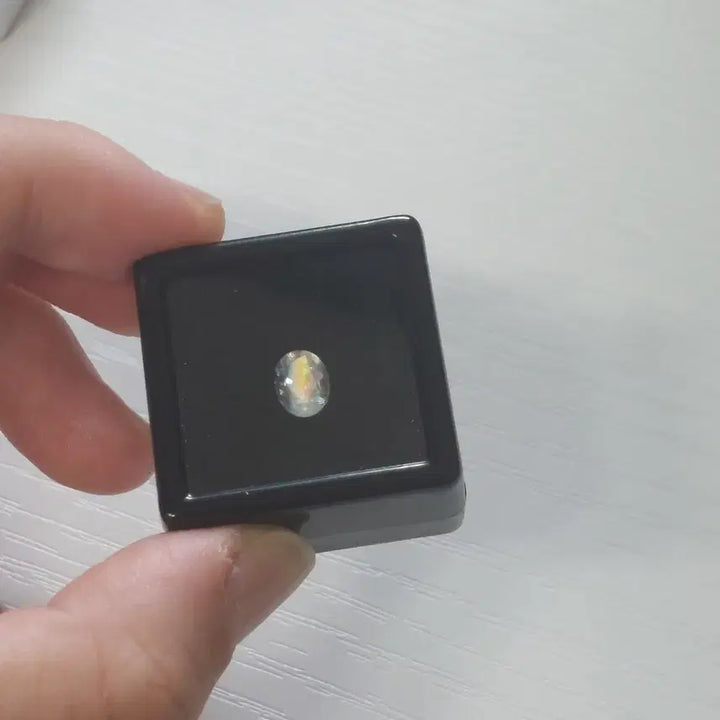 [BUNJANG] Rainbow Moonstone Oval Cut Pendant / 일주일뒤 글 삭제
