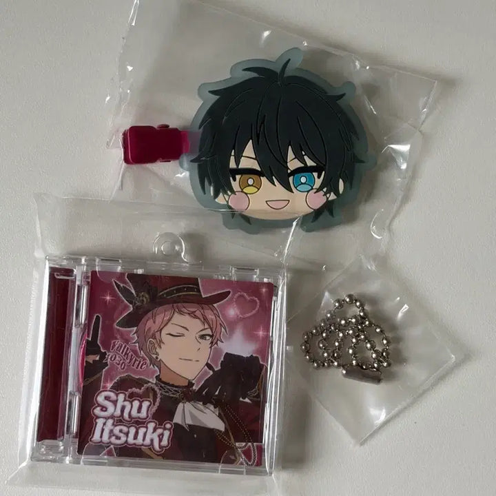 [BUNJANG] Ensemble Stars! Shu Mika Hairpin Gacha Set / 앙스타 슈 씨디키링 미카 헤어핀 가챠
