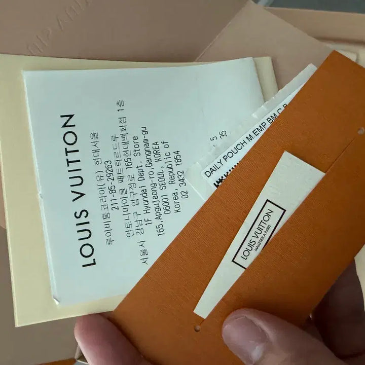 [BUNJANG] Louis Vuitton Limited Edition Daily Pouch / [정품/풀구성] 루이비통 한정판 데일리 파우치