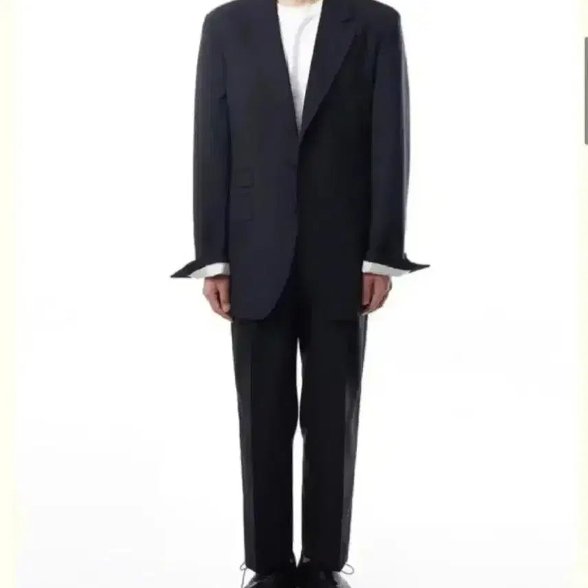 [BUNJANG] Years Ago Tech Wool Setup Dark Navy Top M, Bottoms L Suit / 이얼즈어고 테크 울 셋업 다크 네이비 상의 M,하의 L 정장 수트 얼저고