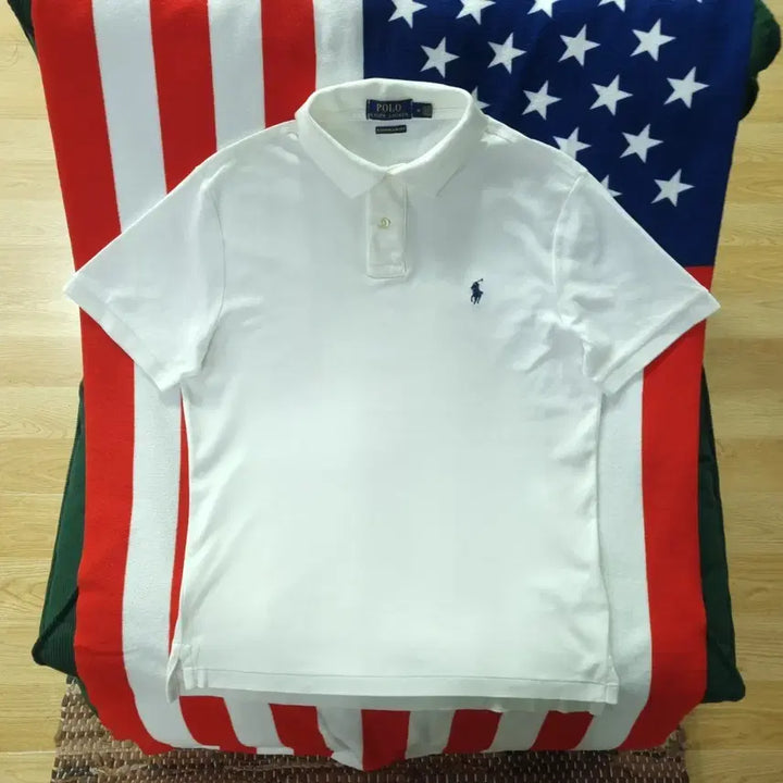 [SOLD OUT] 초에이급 폴로 랄프로렌 신형 반팔 카라티 흰색