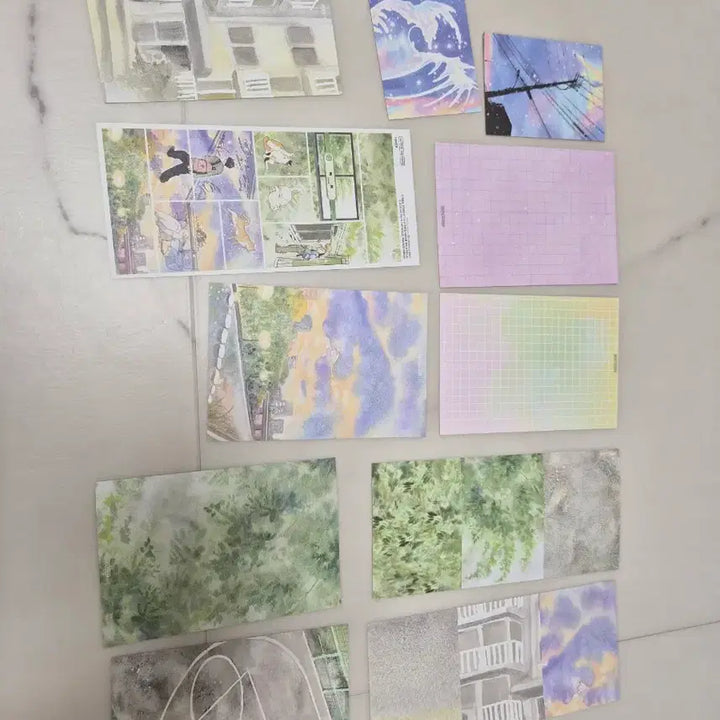 [BUNJANG] SikSik In The House Sticker &amp; Mod paper Bundle Set / 식식인더하우스 스티커 모조지 일괄