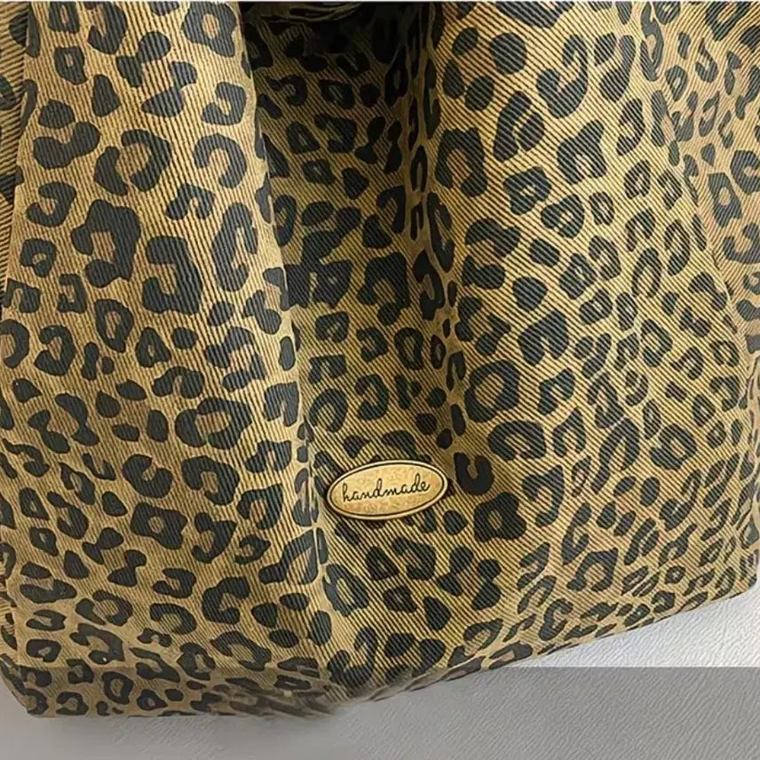 [BUNJANG] Leopard Print Reversible Shoulder Bag / 레오파드 패턴 양면 숄더백(새상품)