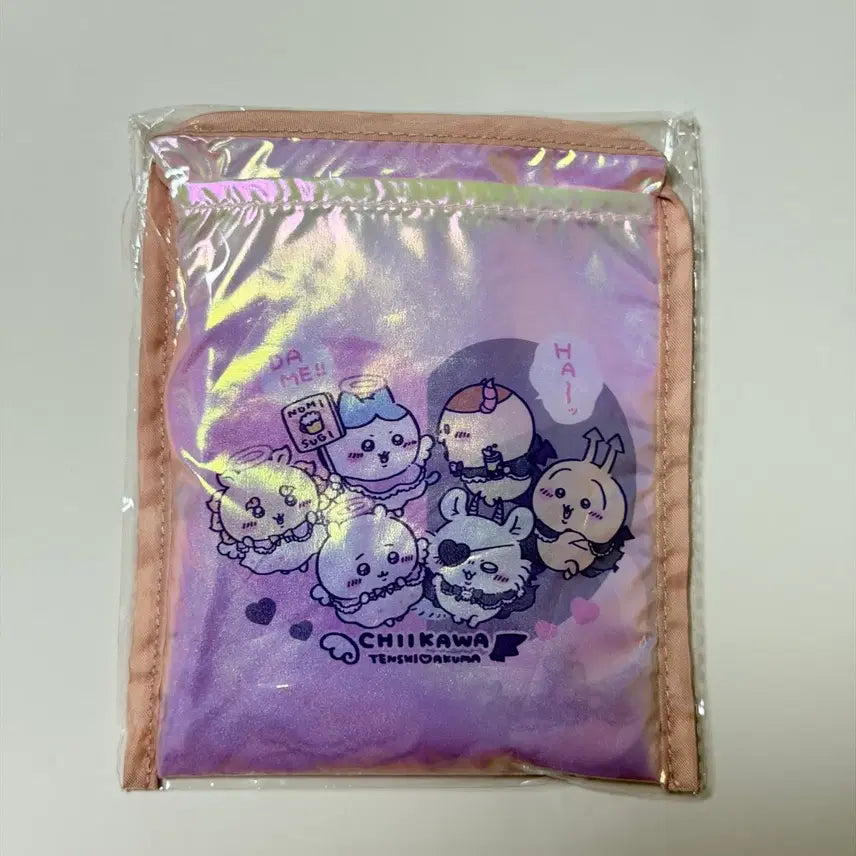 [BUNJANG] Chiikawa Angel &amp; Devil Aurora Eco Bag (Sealed) / 미개봉) 치이카와 천사 &amp; 악마 오로라 에코백