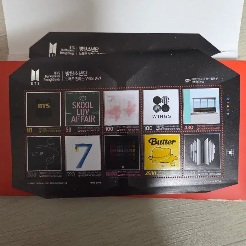 [BUNJANG] BTS Commemorative Stamp Set / 방탄소년단 기념우표 세트