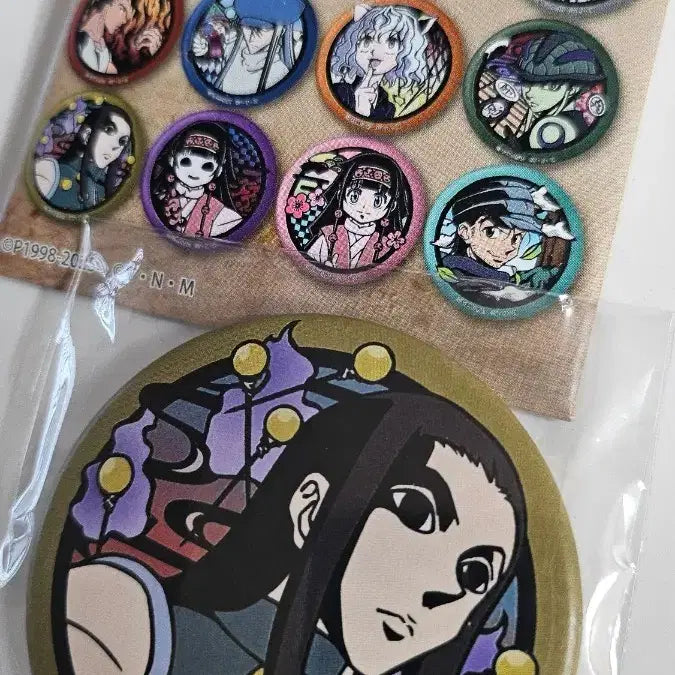 [BUNJANG] Hunter x Hunter Illumi Zoldyck Can Badge Set / 헌터헌터 이르미 캔뱃지 세트