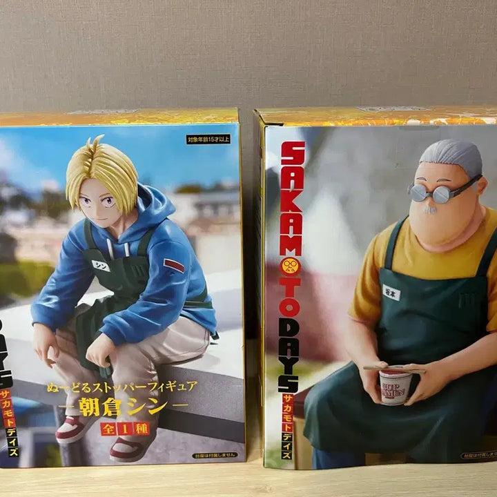 [BUNJANG] Sakamoto Days Taro Noodles Stopper Figure Bundle Set / 사카모토 데이즈 신 타로 누들스토퍼 일괄 피규어 사카데이