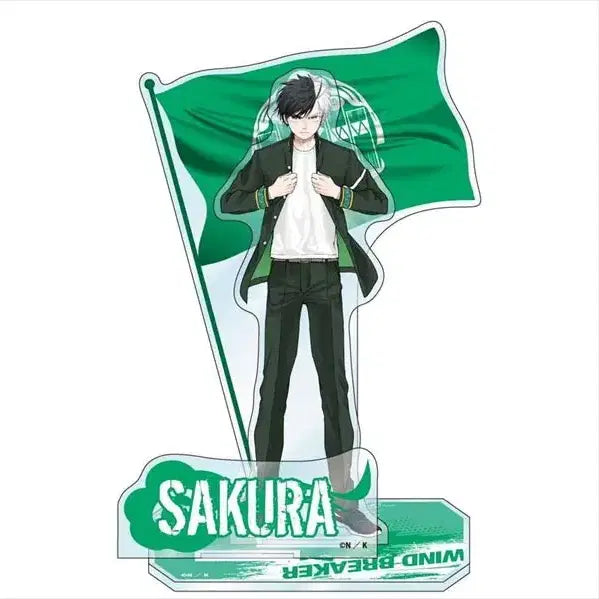 [BUNJANG] Winbre Sakura Haruka "Granup" Flag Original Drawing Acrylic Diorama Stand / 윈브레 아크릴 디오라마 사쿠라 하루카 GRANUP 깃발 원화 아크릴스탠드