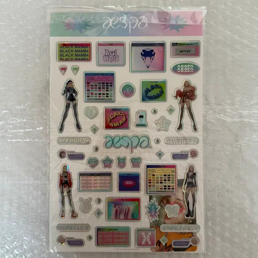 [BUNJANG] Espa Winter Epoxy Sticker Photocard / 에스파 윈터 에폭시 스티커 포카
