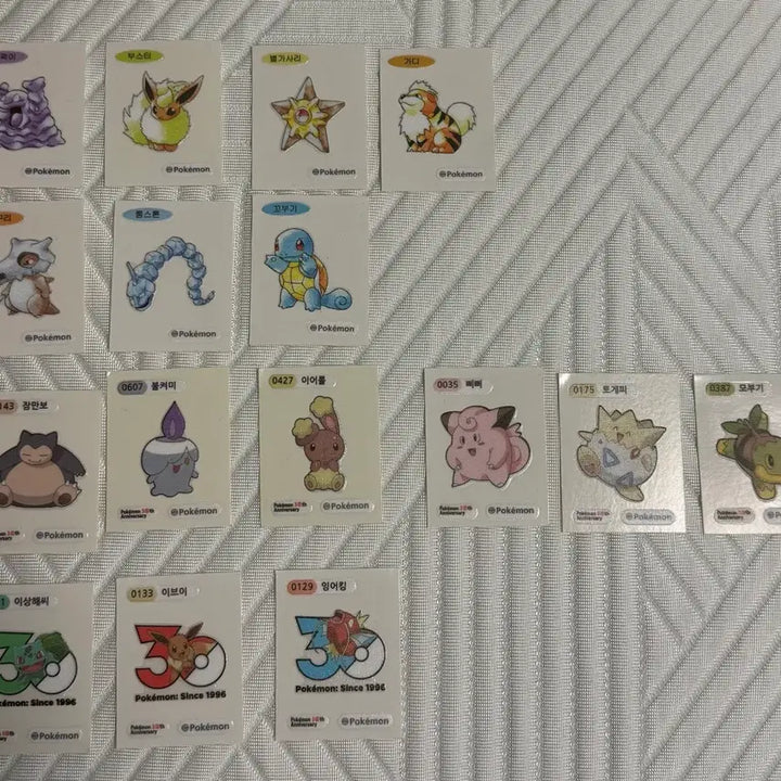 [BUNJANG] Pokemon Stickers Bundle Set / 포켓몬 띠부씰 일괄 팝니다