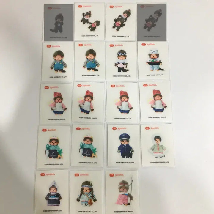 [BUNJANG] Monchhichi Fruit Jelly Sticker Bundle Set / 몬치치 띠부씰 [2장 가격]