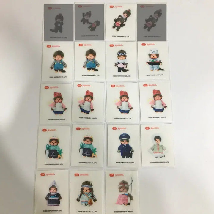 [BUNJANG] Monchhichi Fruit Jelly Sticker Bundle Set / 몬치치 띠부씰 [2장 가격]