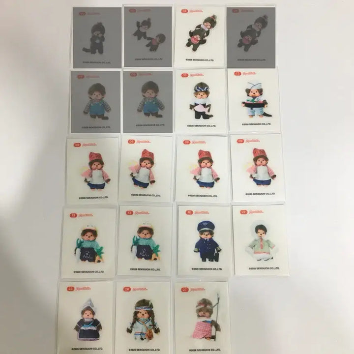 [BUNJANG] Monchhichi Fruit Jelly Sticker Bundle Set / 몬치치 띠부씰 [2장 가격]