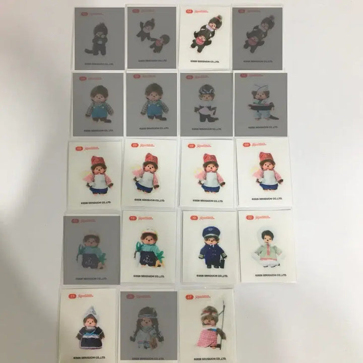 [BUNJANG] Monchhichi Fruit Jelly Sticker Bundle Set / 몬치치 띠부씰 [2장 가격]