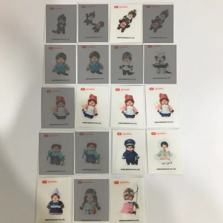 [BUNJANG] Monchhichi Fruit Jelly Sticker Bundle Set / 몬치치 띠부씰 [2장 가격]