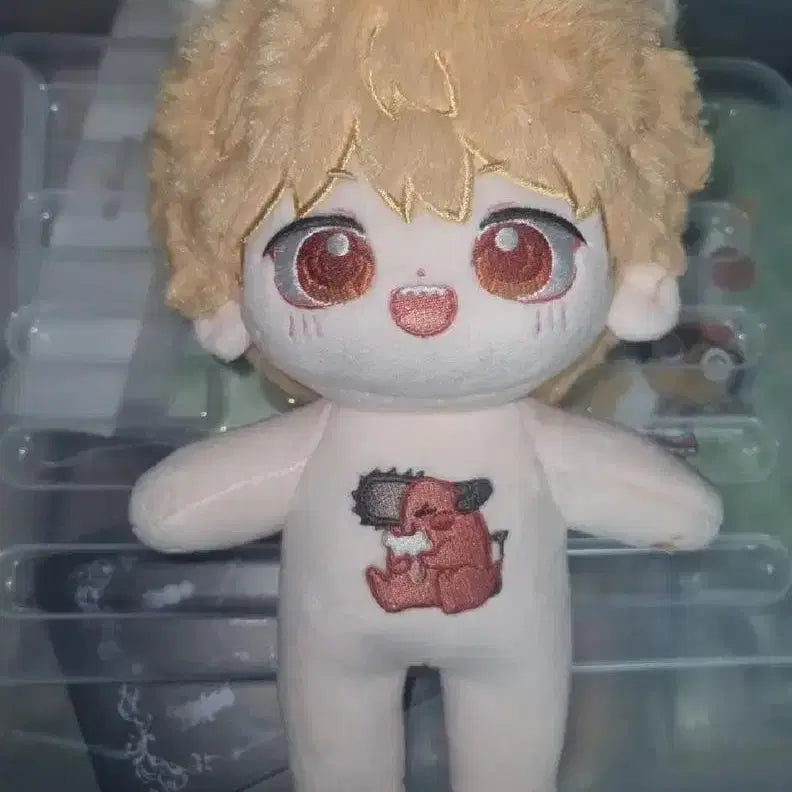 [BUNJANG] Chainsaw Man Denji Denjinyan Unofficial 20cm Plush Doll / 체인소맨 덴지 덴지냥 비공식 속성 솜인형