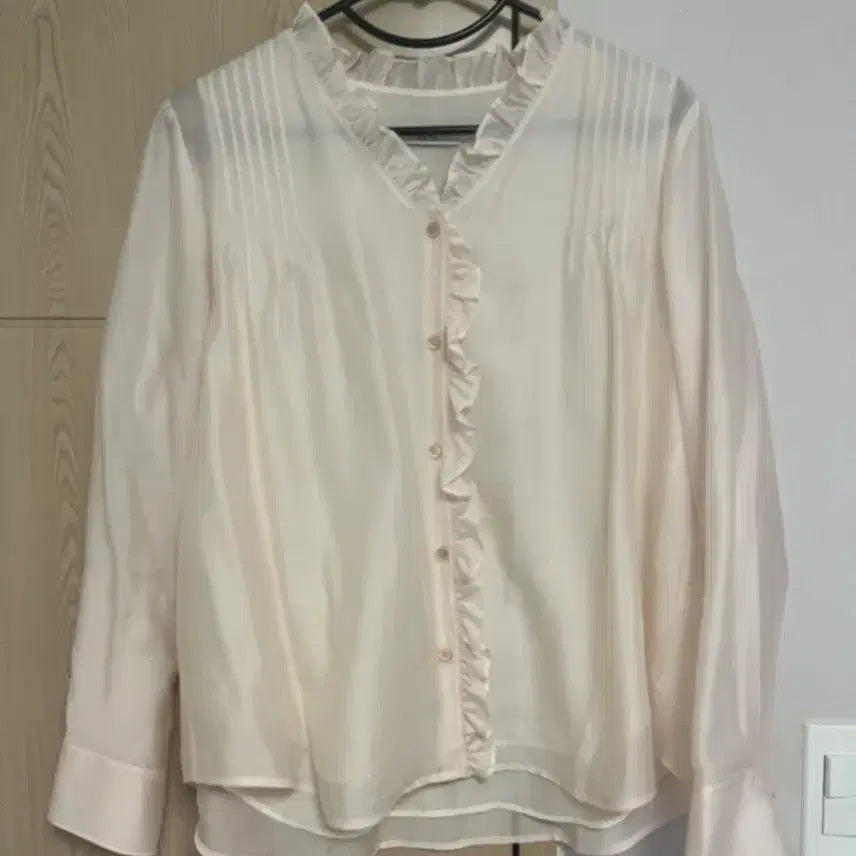 [BUNJANG] SJ SJ Pintuck Blouse Size 76 / sjsj 핀턱 블라우스