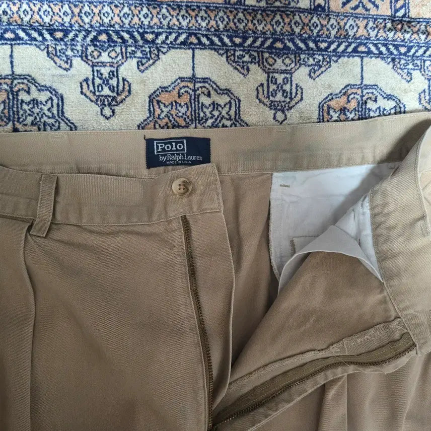 [SOLD OUT] [Made in USA] 빈티지 폴로 랄프로렌 투턱 폴로치노 팬츠