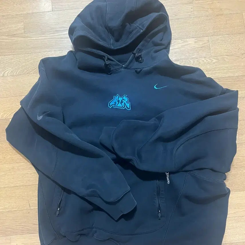 [BUNJANG] Nike x Off-White NRG Fleece Hoodie Black XL / 나이키 x 오프화이트 NRG 플리스 후드 블랙 - 아시아(XL)