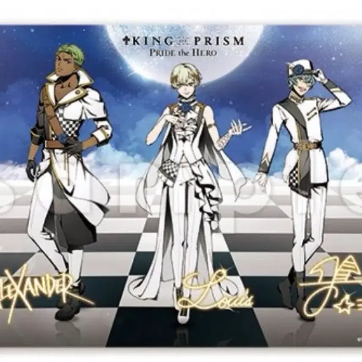 [BUNJANG] King of Prism Schwarz Rose Blanket Alexander Louis George / 킹프리 슈왈츠로즈 담요 킹오브프리즘 프더히 알렉산더 루이 죠지