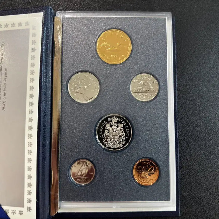 [BUNJANG] 1990 Royal Canadian Mint Coin Set / 1990년 캐나다 왕립 조폐국 민트 주화 6종 세트