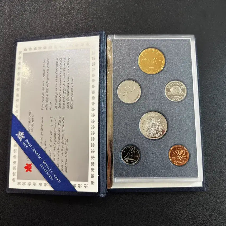 [BUNJANG] 1990 Royal Canadian Mint Coin Set / 1990년 캐나다 왕립 조폐국 민트 주화 6종 세트