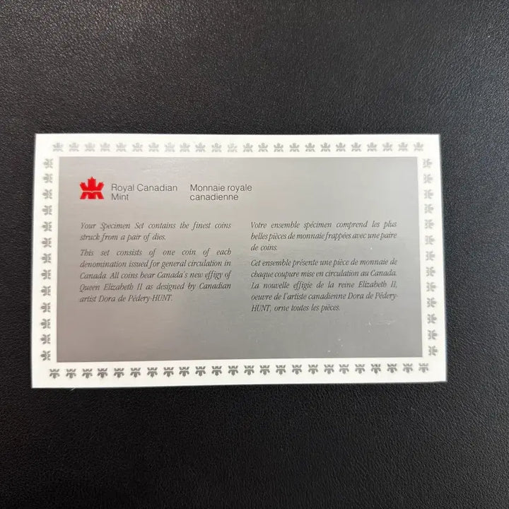 [BUNJANG] 1990 Royal Canadian Mint Coin Set / 1990년 캐나다 왕립 조폐국 민트 주화 6종 세트