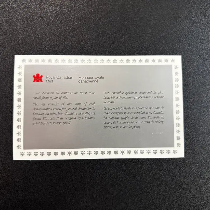 [BUNJANG] 1990 Royal Canadian Mint Coin Set / 1990년 캐나다 왕립 조폐국 민트 주화 6종 세트