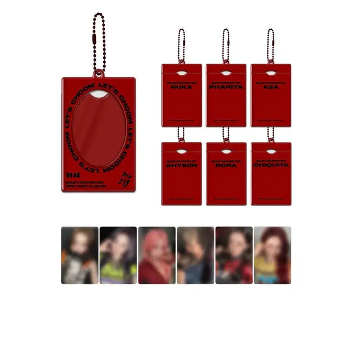 [BUNJANG] BABYMONSTER Ahyeon Lola PVC Photocard Holder (Sealed) Set / 베이비몬스터 아현 로라 PVC 포토카드 미개봉 홀더 판매 합니다ㅎㅎ