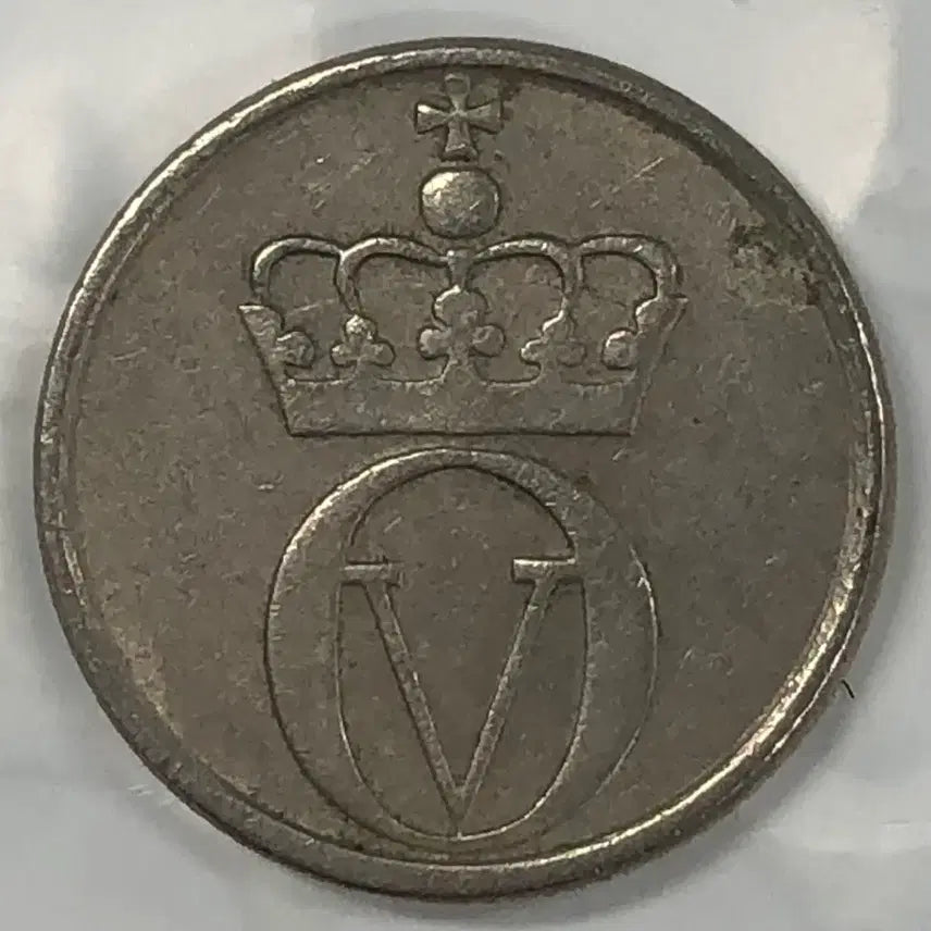 [BUNJANG] 1961 Norway 10 Ore Coin / 1961년 노르웨이 10외레 동전 D512