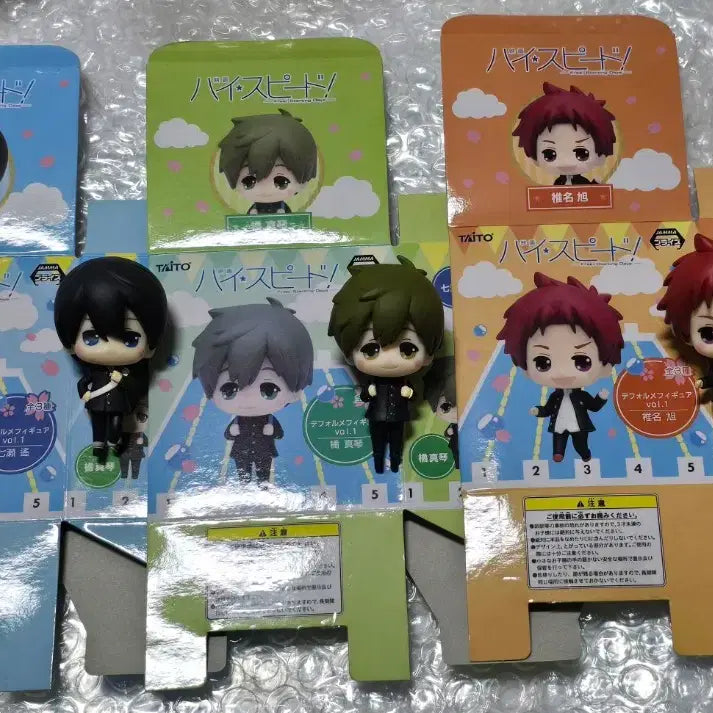 [BUNJANG] Free! Deformed Figure 6-Piece Bundle Set (Haruka, Makoto, Natsuya) / 프리 Free! 데포르메 피규어 6종일괄 하이스피드 하루카 마코토 나츠야