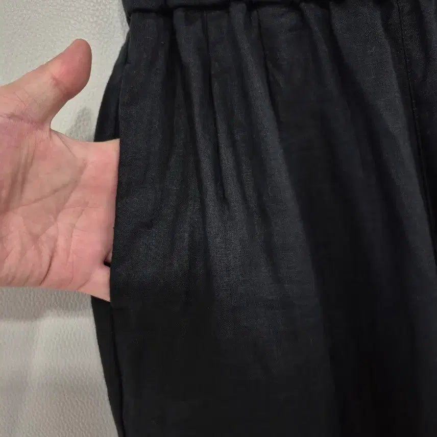 [BUNJANG] MUJI Linen Wide Pants S / 무인양품 린넨 와이드 팬츠 s