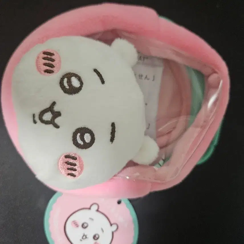 [BUNJANG] Cheekawa Transparent Window Carabiner Plush Pouch / 먼작귀 치이카와 투명창 카라비너 인형 파우치