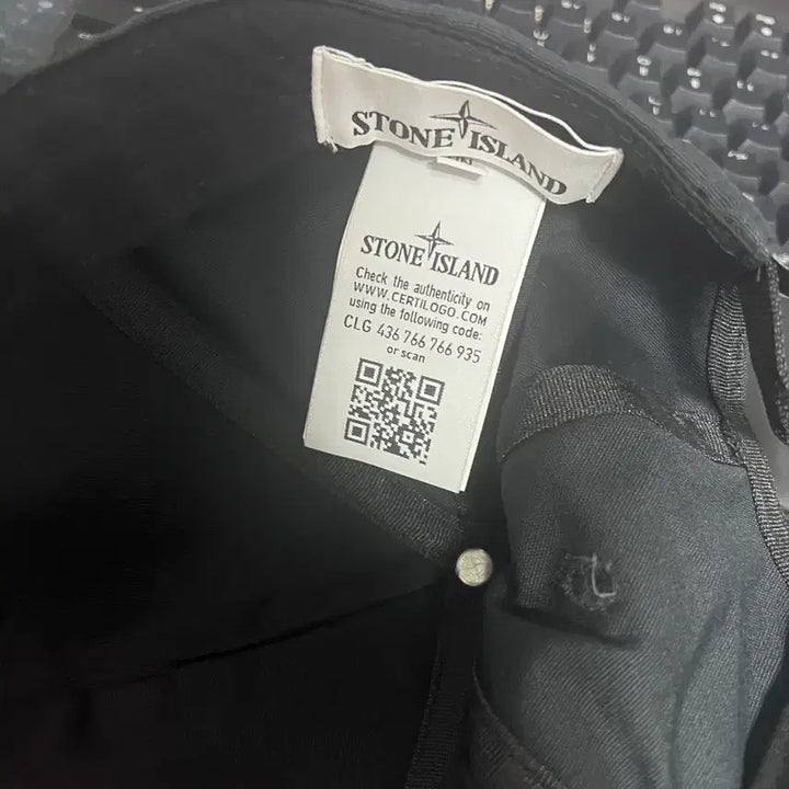 [BUNJANG] Stone Island Cap Black UN / 스톤아일랜드 볼캡 블랙 UN