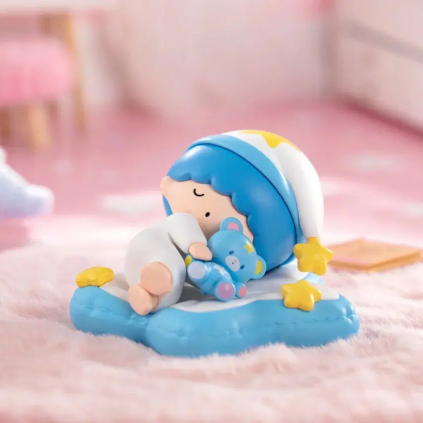 [BUNJANG] Pop Mart Sanrio Poly Sleep Little Twin Stars Kiki &amp; Lala Figure Set / 팝마트 산리오 폴어슬립 따뜻한 수면 리틀트윈스타 키키,라라 피규어 세트