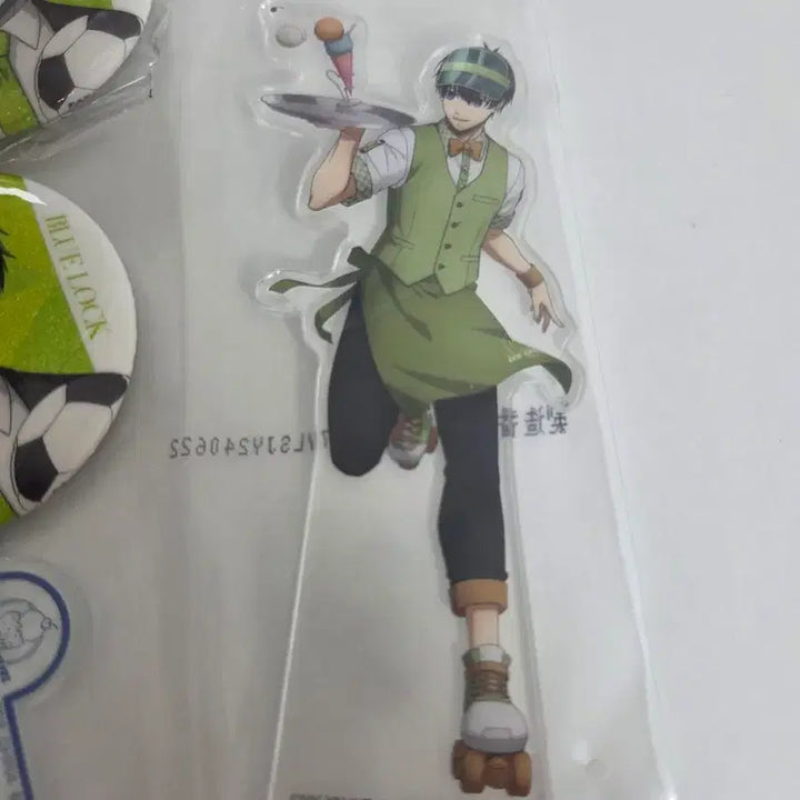 [BUNJANG] Blue Lock Yoichi Isagi Ice Cream Cafe Acrylic Stand (Sealed) / [미개봉]블루록 이사기 요이치 아이스크림카페 아크릴 스탠드