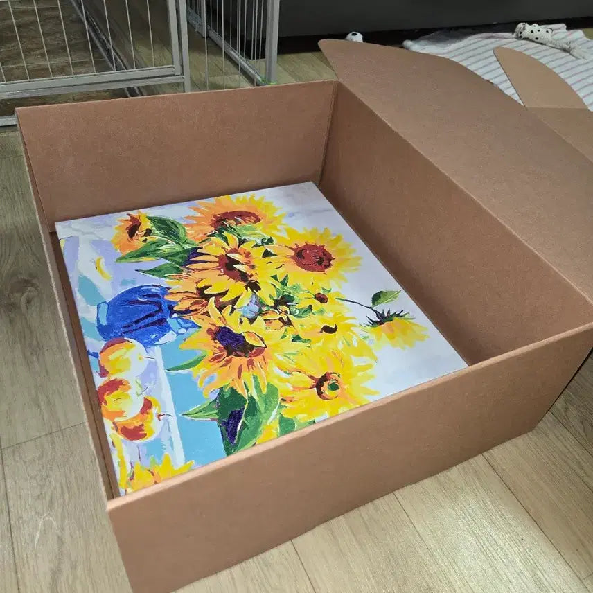 [BUNJANG] Sunflower Oil Painting / 해바라기 유화 그림