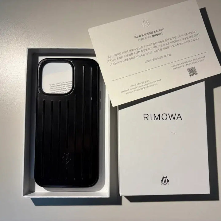 [BUNJANG] RIMOWA iPhone 15 Pro Max Case (Black) / 리모와 케이스(블랙) 아이폰 15프로맥스용