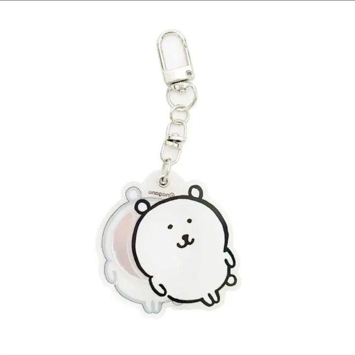 [BUNJANG] Damgom Acrylic Mirror Keyring 2 Types / [새상품/정품] 담곰이 아크릴 거울 키링 2종