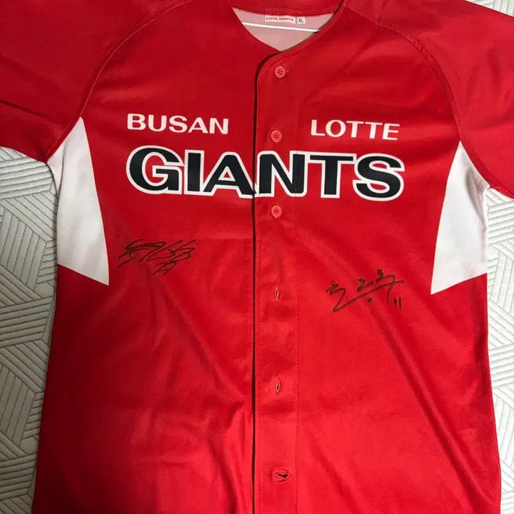 [BUNJANG] Lotte Giants Baek Uniform - Blank Back - XL / (XL) 롯데 동백 노마킹 유니폼 판매합니다