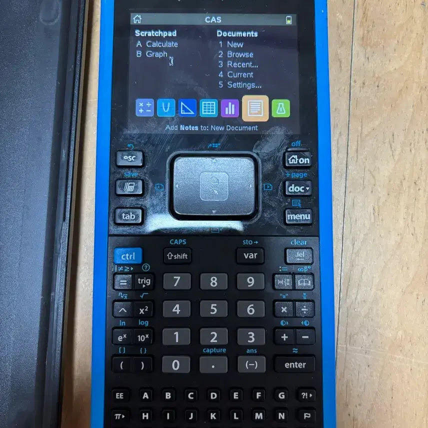 [BUNJANG] Texas Instruments TI-Nspire CX CAS Calculator with Engineering Mathematics Book / 텍사스인스트루먼트 TI-nspire CX CAS + 공업수학 책