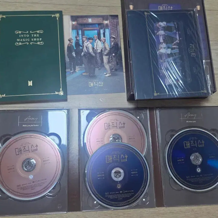 [BUNJANG] BTS Magic Shop DVD Set (Korean/Japan) - Bundle (Photocard Excluded) / 방탄소년단 bts 매직샵 DVD 일본 한국 일괄(포카없음)