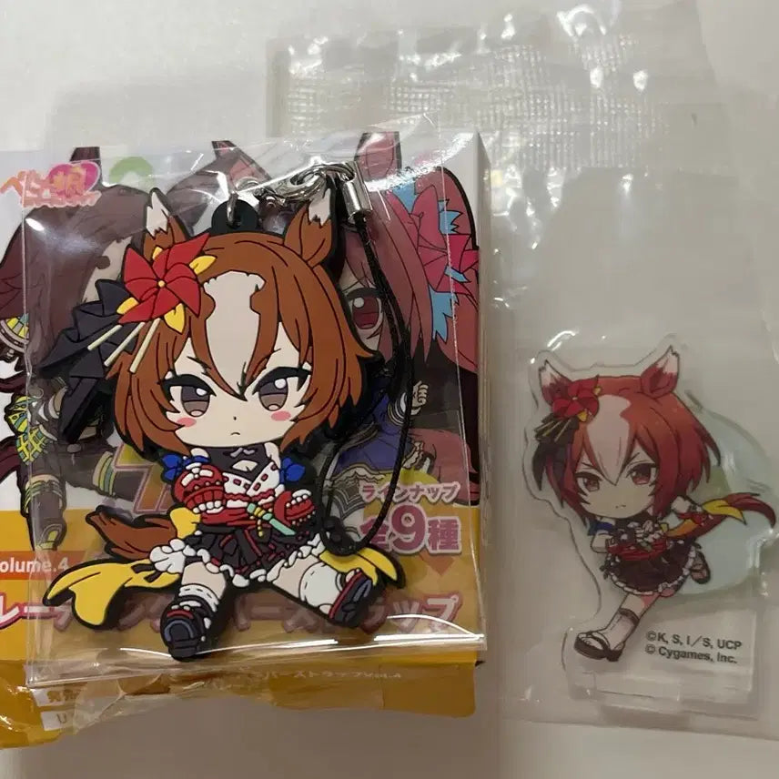 [BUNJANG] Uma Musume Yaeno Mute ki Trading Rubber Strap Acrylic Charm / 야에노 무테키 /우마무스메 말딸 펫탄코 트레이딩 러버 스트랩 아크릴