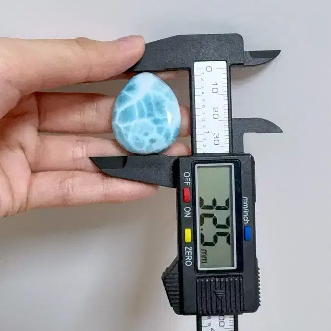 [BUNJANG] High Quality Larimar Water Drop Pendant / [천연원석] 고퀄리티 라리마 물방울 모양 | Larimar