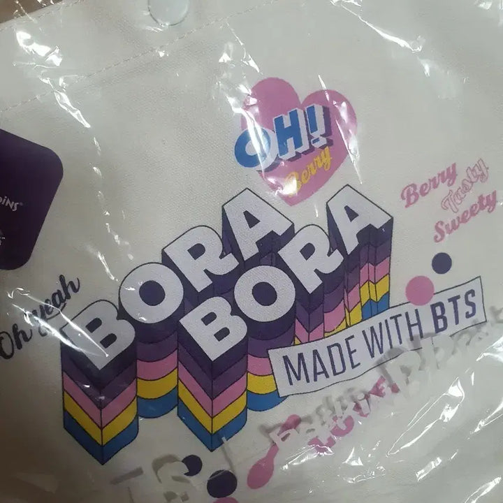 [BUNJANG] BTS x Baskin Robbins Bora Bora Eco Bag / BTS 보라보라에코백 베스킨라빈스